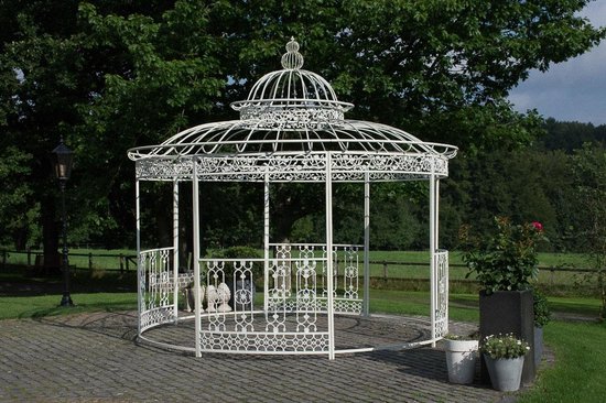 hartstochtelijk Niet doen Voorvoegsel CLP Romantik Paviljoen - Rond - 350cm antiek/wit | bol.com