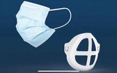 Mondkapje ondersteuning/ Mondmasker / Masker / Innermask - Goed ademen - Geen oorpijn - wasbaar en herbruikbaar - niet medisch -  Brace en een Earloop extender voor mondkapjes Comfort Kit: 1 Masker ondersteuning en 1 Oorlus verlengstuk