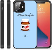 Nice Case iPhone 12 Mini Smartphone Case avec bord noir Nut Home