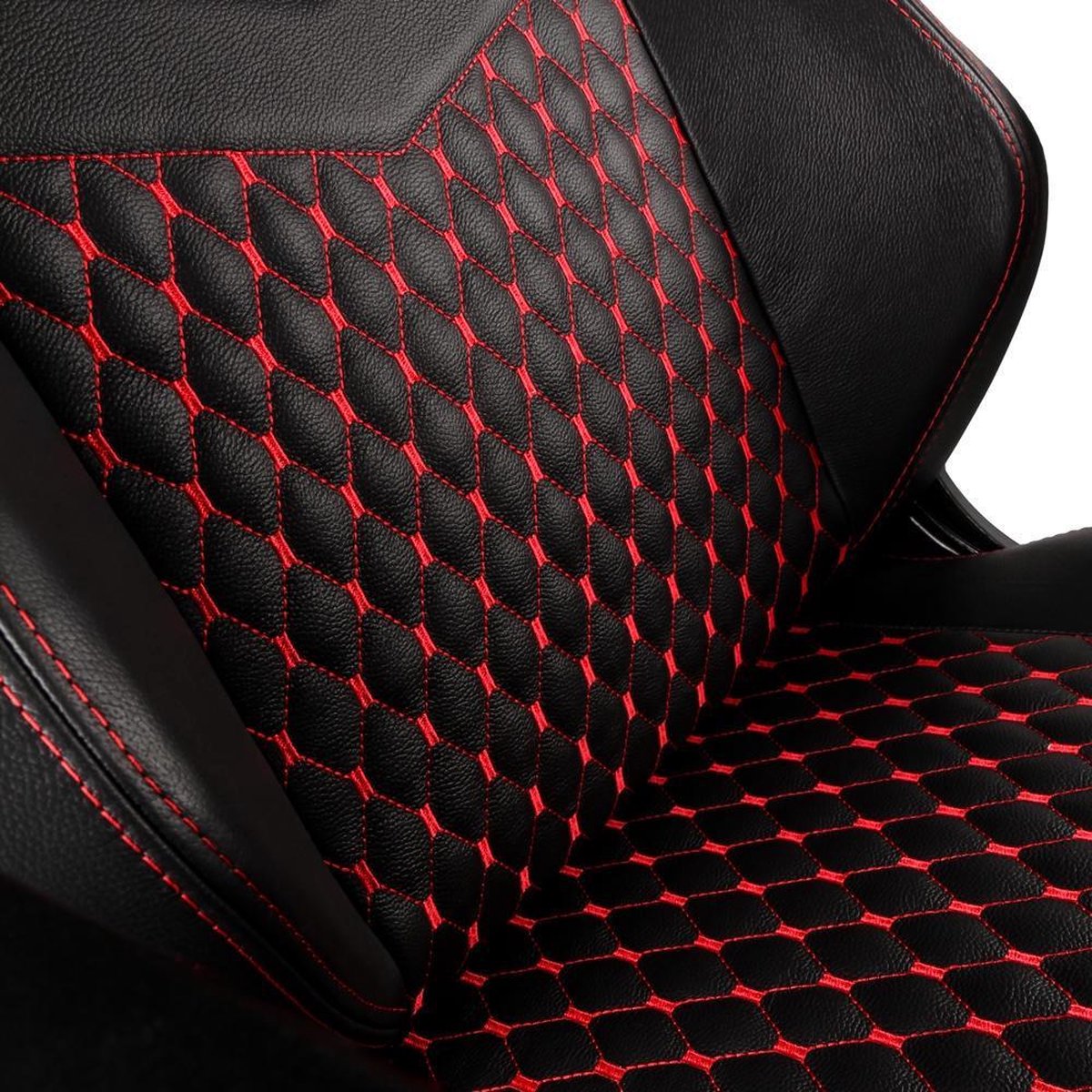 Noblechairs Hero Real leather gamestoel zwart/rood – foto 3