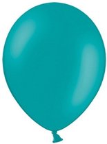 Ballon turquoise ø 30 cm 100 stuks - .