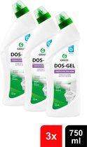 Grass Dos Gel - Badkamerreinigers - Toiletten Desinfectie - 3 x 750ml - Voordeelverpakking