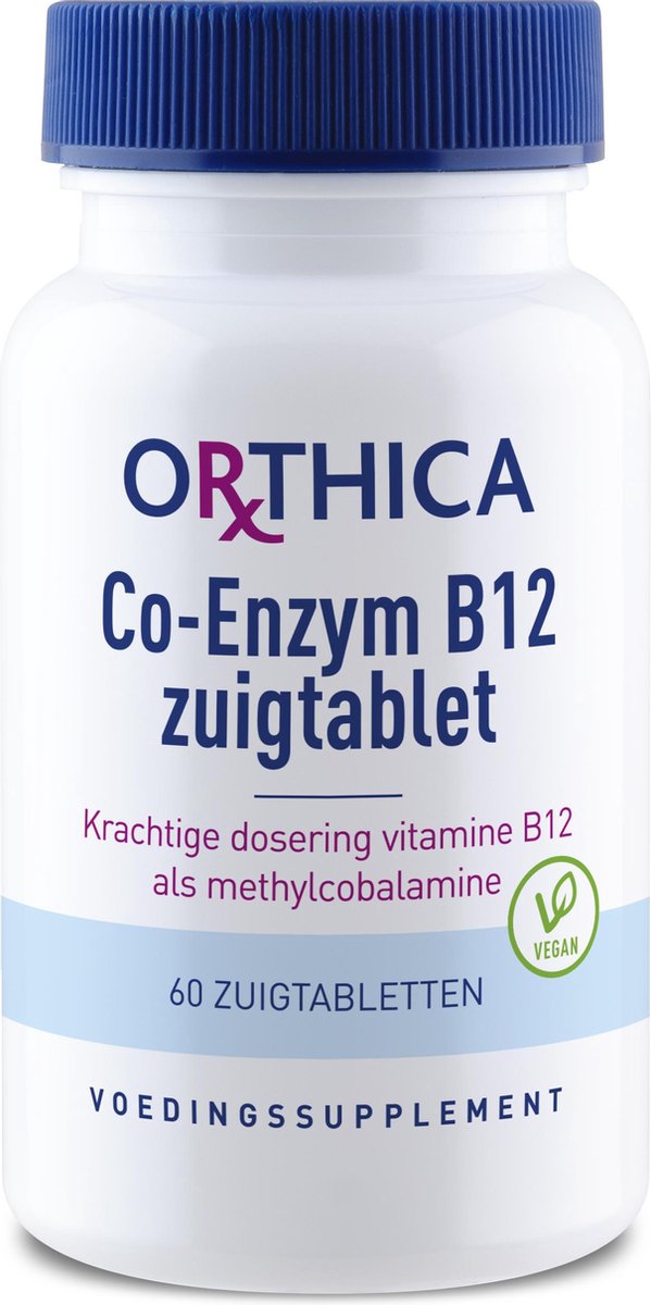 Onzorgvuldigheid Precies oog Orthica Co-Enzym B12 Zuigtablet (voedingssupplement) - 60 Zuigtabletten |  bol.com
