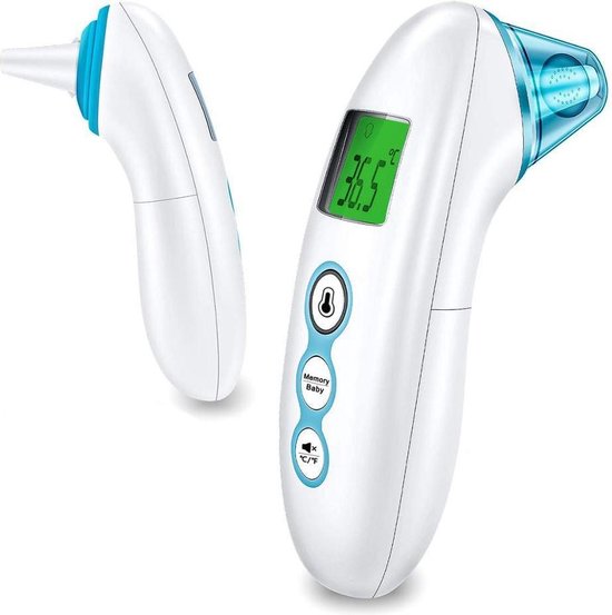 Finicare Digitale Infrarood Voorhoofd & Oor Thermometer - Inclusief 2x ...