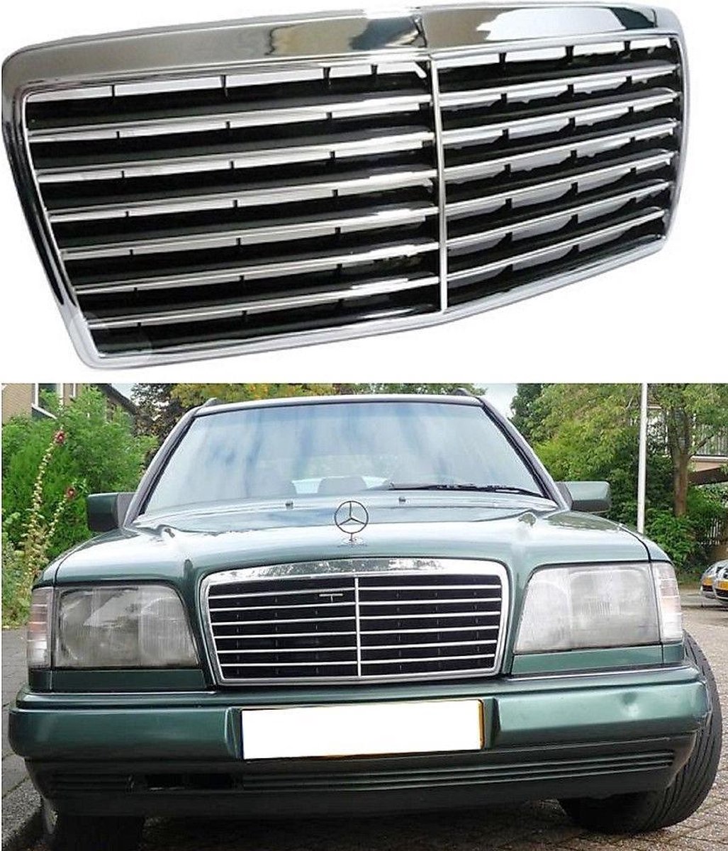 Grille in Avantgarde look voor Mercedes Benz W124 E Klasse 1993 - 1995