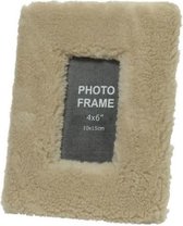 Fotolijst teddy beige - 19x24x1.8 cm