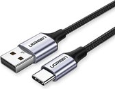 USB-C Data- en Laadkabel - 3A Extra Snellader Kabel - Fast en Quick Charge Oplaadkabel - Type C Naar USB-A - Oplaadsnoer Telefoon - Laptop - Samsung Galaxy en Note S8/9/10/20 - Sony - OnePlus