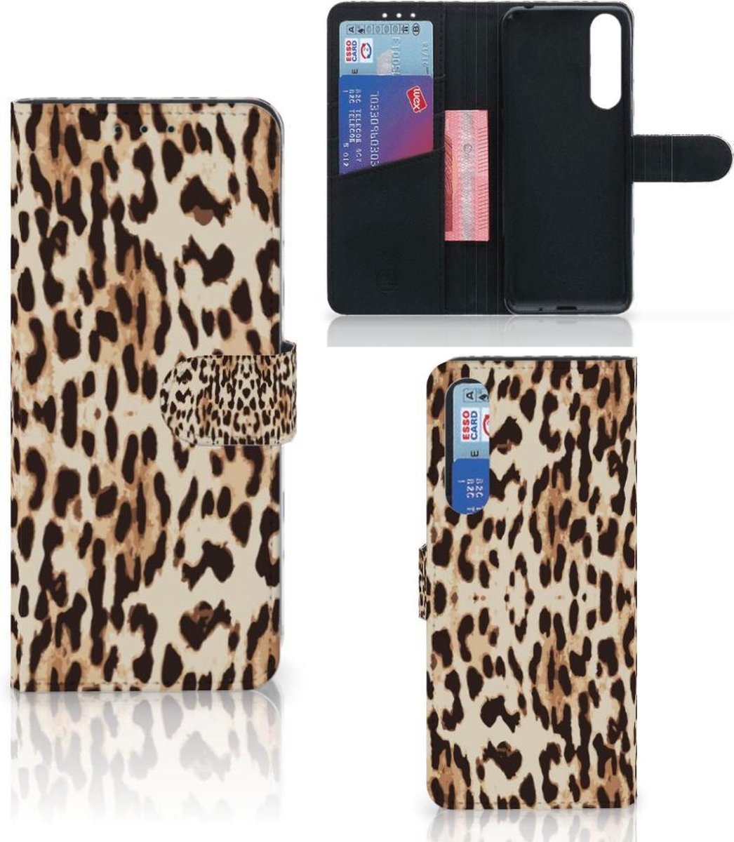Sony Xperia 1 II Telefoonhoesje met Pasjes Leopard