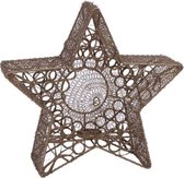 PTMD Yamila brass iron woven star tealight s