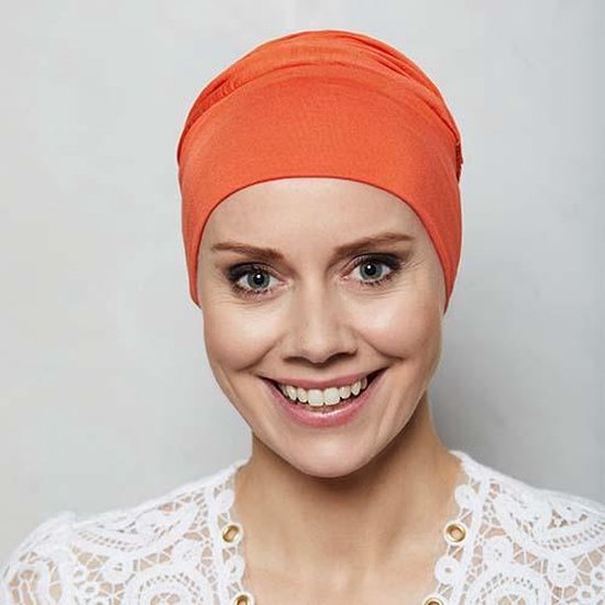 draagbaar In beweging uitdrukken Chemo Muts - Oranje - Gisela Mayer | bol.com