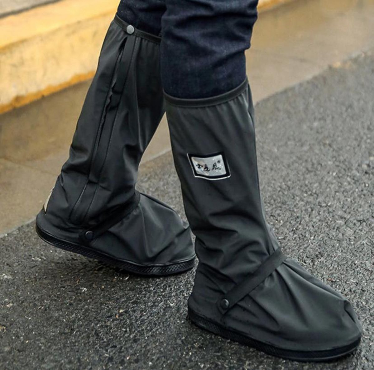 Chimb overschoenen Maat XXL (45-46)| Waterdicht | Laarzen | Zwart