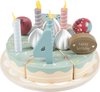 foto van Little Dutch Houten Verjaardagstaart XL - Vanaf 3 Jaar
