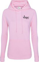 FitProWear  Hoodie Dames - Lichtroze  - Maat XXL - Dames  - Trui - Slim Fit - Slim Fit Trui - Getailleerde trui - Trui getailleerd - Sporttrui - Sweater - Hoodie - Katoen / Polyest