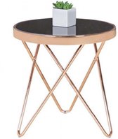 Bijzettafel - Salontafel - Design - Rond - Koper - Ø 42 cm