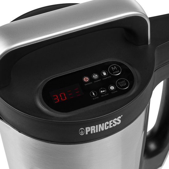 Princess 214002 Soepmaker Family XL - 2 liter– RVS - 6 programma's - 1000W - Blender - Smoothiemaker - yoghurtmaker - Warm en koud gebruik van Merkloos — afbeelding 2
