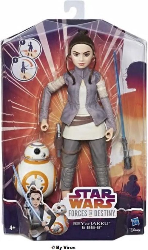 Dijk beven beginnen Disney XL hasbro Star Wars figuur Rey of Jakku & BB-8 figuren - speelgoed -  movie -... | bol.com
