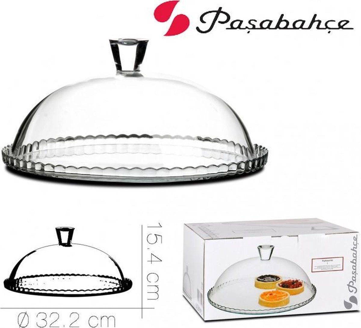 CLOCHE AVEC COUVERCLE EN VERRE 90MM PASABAHCE