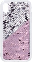 Hama Cover Paillettes Voor Apple IPhone XR Pink/zilver