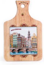 Kaasplank Vierkant 22 X 14 Cm Gracht Color A'dam - Souvenir