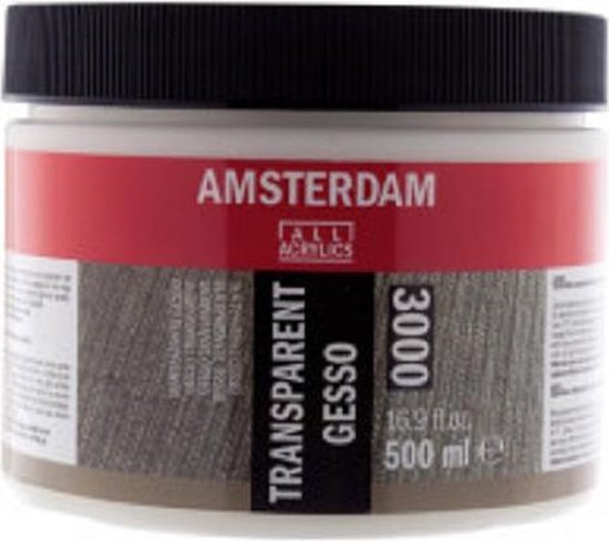 Amsterdam Transparant Gesso 3000 Pot 500 ml