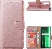 Xiaomi REALME X50 5G - Bookcase Rose Goud - portemonee hoesje