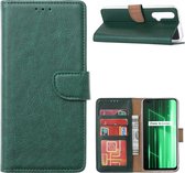 Xiaomi REALME X50 5G - Bookcase Groen - portemonee hoesje