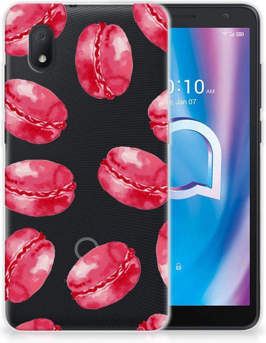 Alcatel 1B (2020) Siliconen Case Pink Macarons