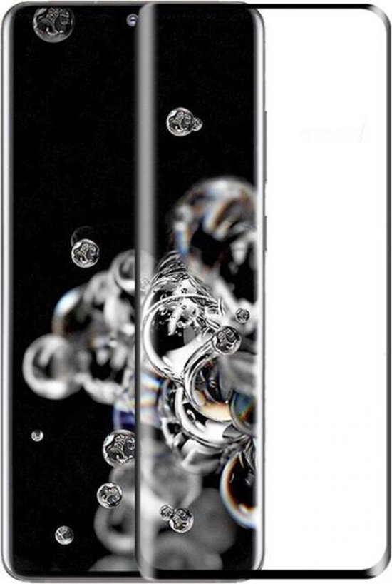Plein Écran Verre Trempé Pour Samsung Galaxy S21 Ultra En Noir