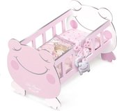 Houten babypoppen bedje Magic