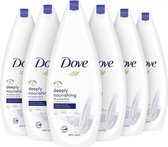 Dove  Douchegel  Deeply Nourishing - 6 x 750 ml - Voordeelverpakking