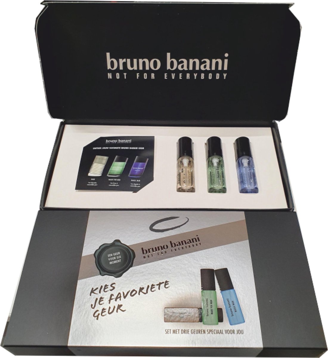 Bruno Banani for men - Geschenkset - Kies je favoriete geur... - 3x 7 ml eau de toilettes - Bruno Banani