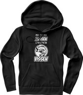 Vissen hoodie Heren – Vis hoodie met capuchon Dames – Perfect  Hengelsport sweater - Karper hoodie Cadeau – Hengel Hoodie  - Maat XL