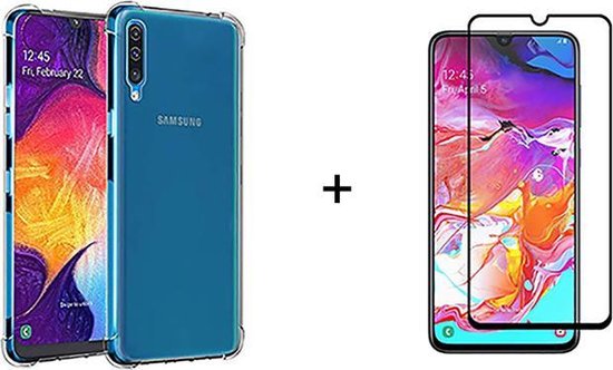 Samsung a50 hoesje - Samsung galaxy a50 hoesje shock proof case hoes cover  transparant... | bol.com
