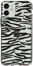 Casetastic Apple iPhone 12 Mini Hoesje - Softcover Hoesje met Design - Zebra Print