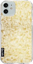 Casetastic Apple iPhone 12 / iPhone 12 Pro Hoesje - Softcover Hoesje met Design - Abstract Pattern Gold Print