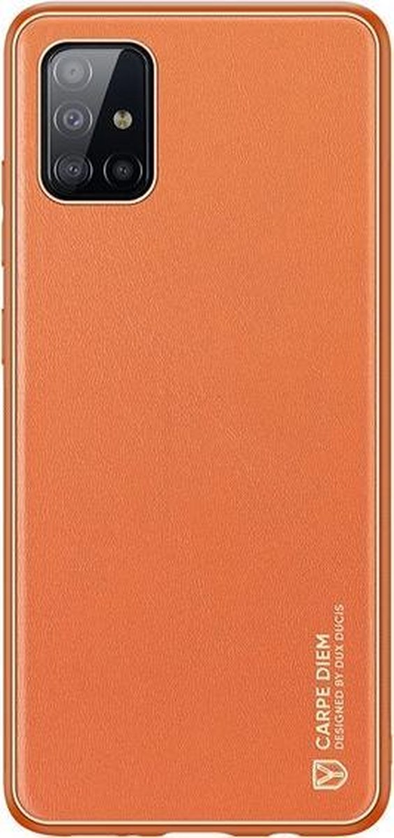 Hoesje geschikt voor Samsung Galaxy A51 - dux ducis yolo case - oranje