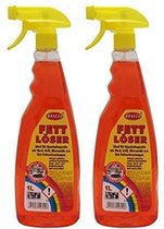 2 x 1 liter Braeco ontvetter, ontvetter, vetreiniger, huishoudreiniger