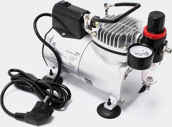 heel fijn slikken regenval Mini airbrush compressor, Model AS18-2 - Airbrushcompressor -  Luchtcompressor - Lucht... | bol.com