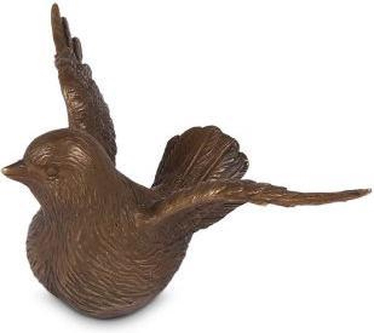Mini - Asbeeld Dieren Urn Voor Uw Geliefde Dier Vogel in brons - Kat - Hond - Paard - Konijn