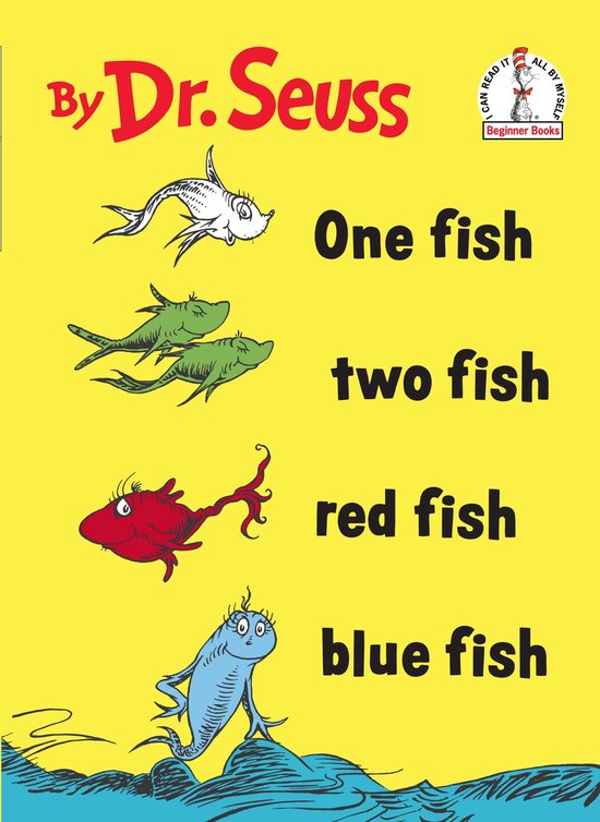Beginner Books - One Fish Two Fish Red Fish Blue Fish - cover