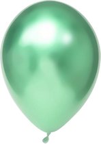 Chrome chroom ballonnen Mint – groen – 30 cm – 50 stuks