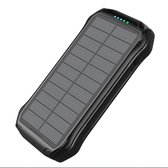 Solar charger powerbank 16000 mAh - Usb C - Wireless charging - Waterproof - Zonne energie - Outdoor - LED zaklamp