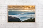 Kimano Poster - Golden Gate Bridge - 61 X 91.5 Cm - Multicolor