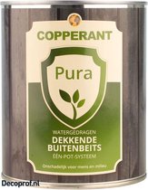 pura dekkende buitenbeits pastel/wit