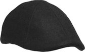 Gevoerde winterpet in gatsby model kleur zwart maat L/XL