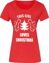 This girl loves christmas shirt