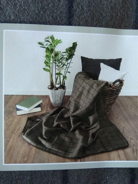 Viva fleece deken , 175 x 225 cm. , 100% polyester , bruin | bol.com