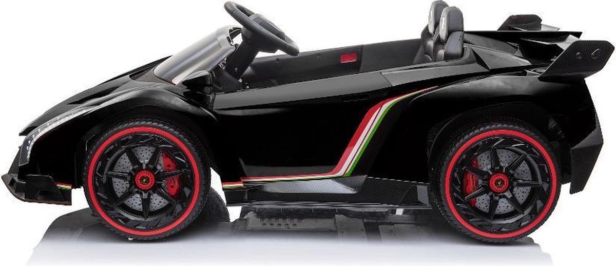 Kindervoertuig - elektrische auto "Lamborghini Veneno" - Licentie -  12V10AH, 4 motoren... | bol.com