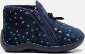 Muyters Pantoffels blauw Textiel - Maat 19