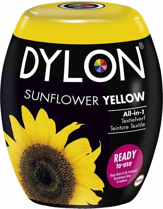 DYLON Wasmachine Textielverf Pods - Yellow Sunflower - 350g